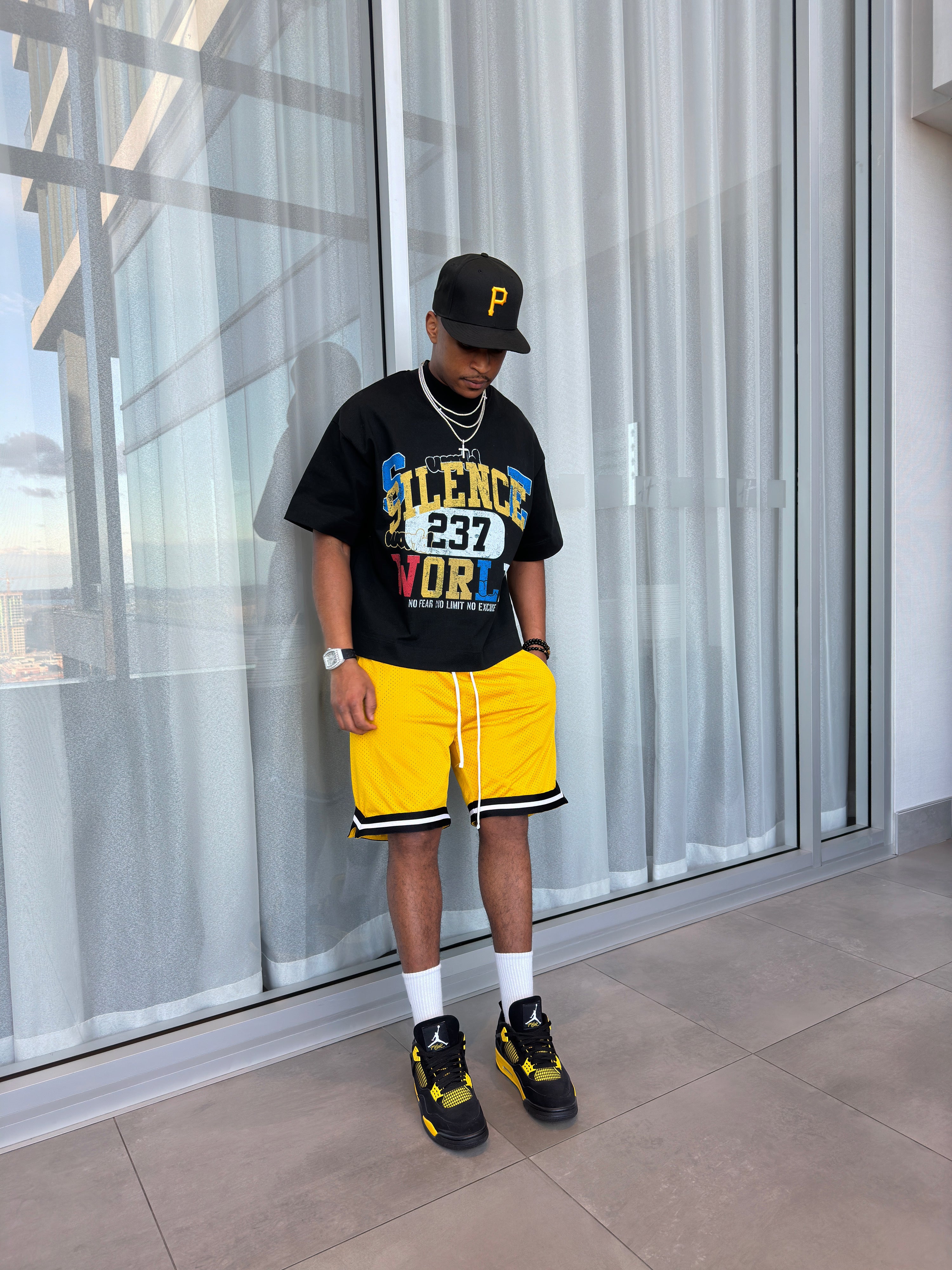 237 WORLD TEE ( BLACK )