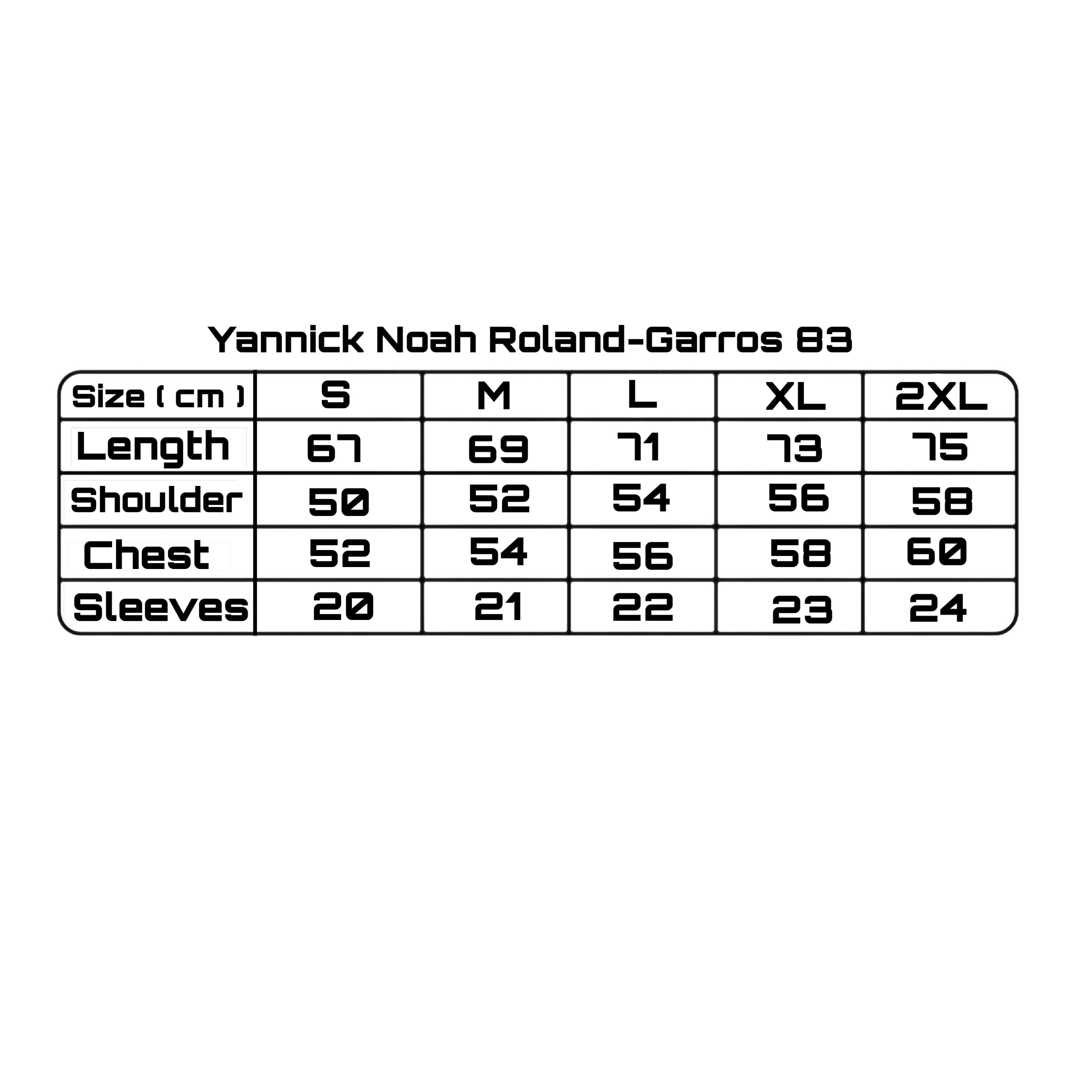 Yannick Noah Roland-Garros 83