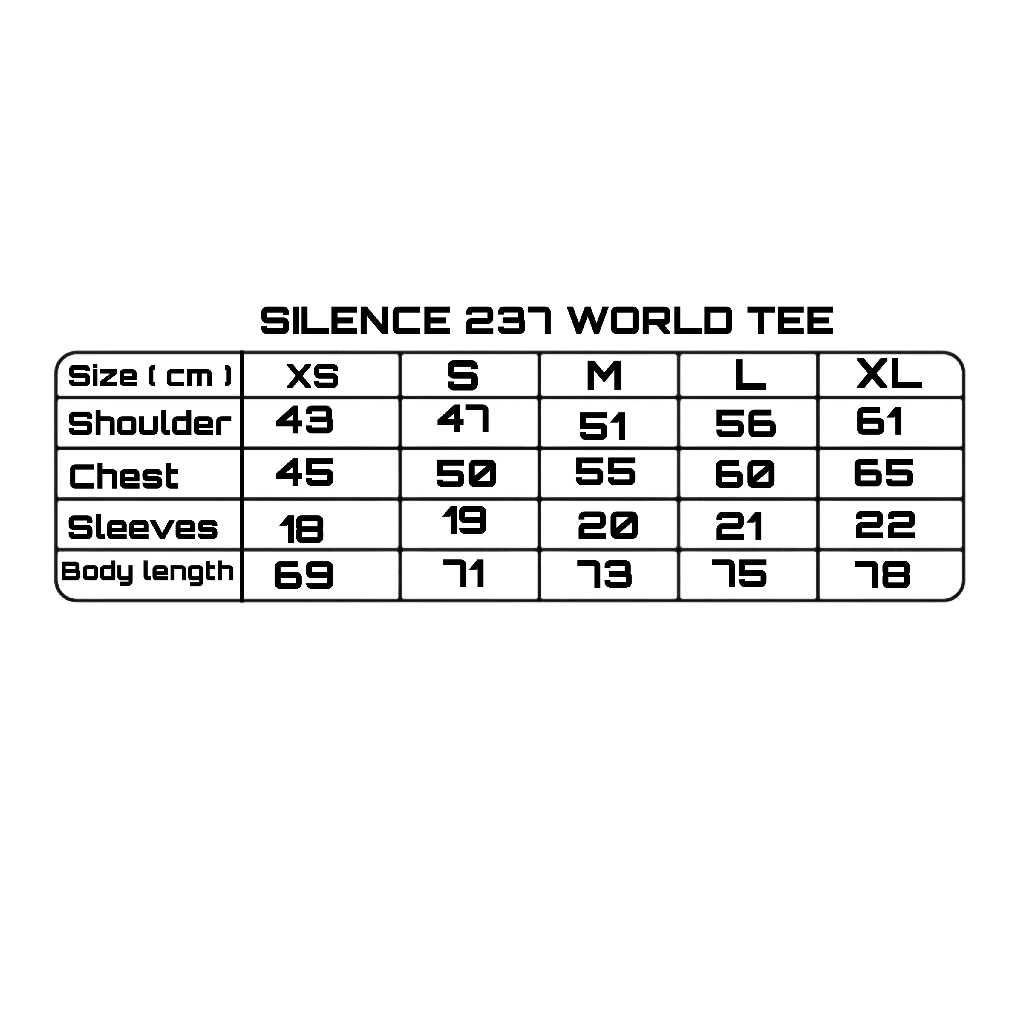 237 WORLD TEE ( BLACK )